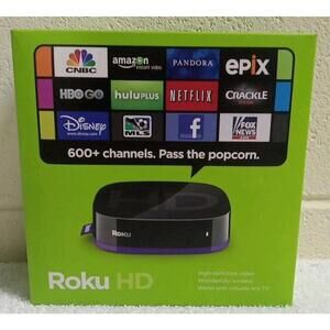 Sealed Roku 2500R HD Streaming Player 2nd Generation Complete in Original Box
